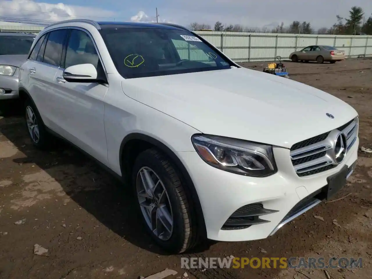 1 Photograph of a damaged car WDC0G4KB6KV128793 MERCEDES-BENZ GLC-CLASS 2019