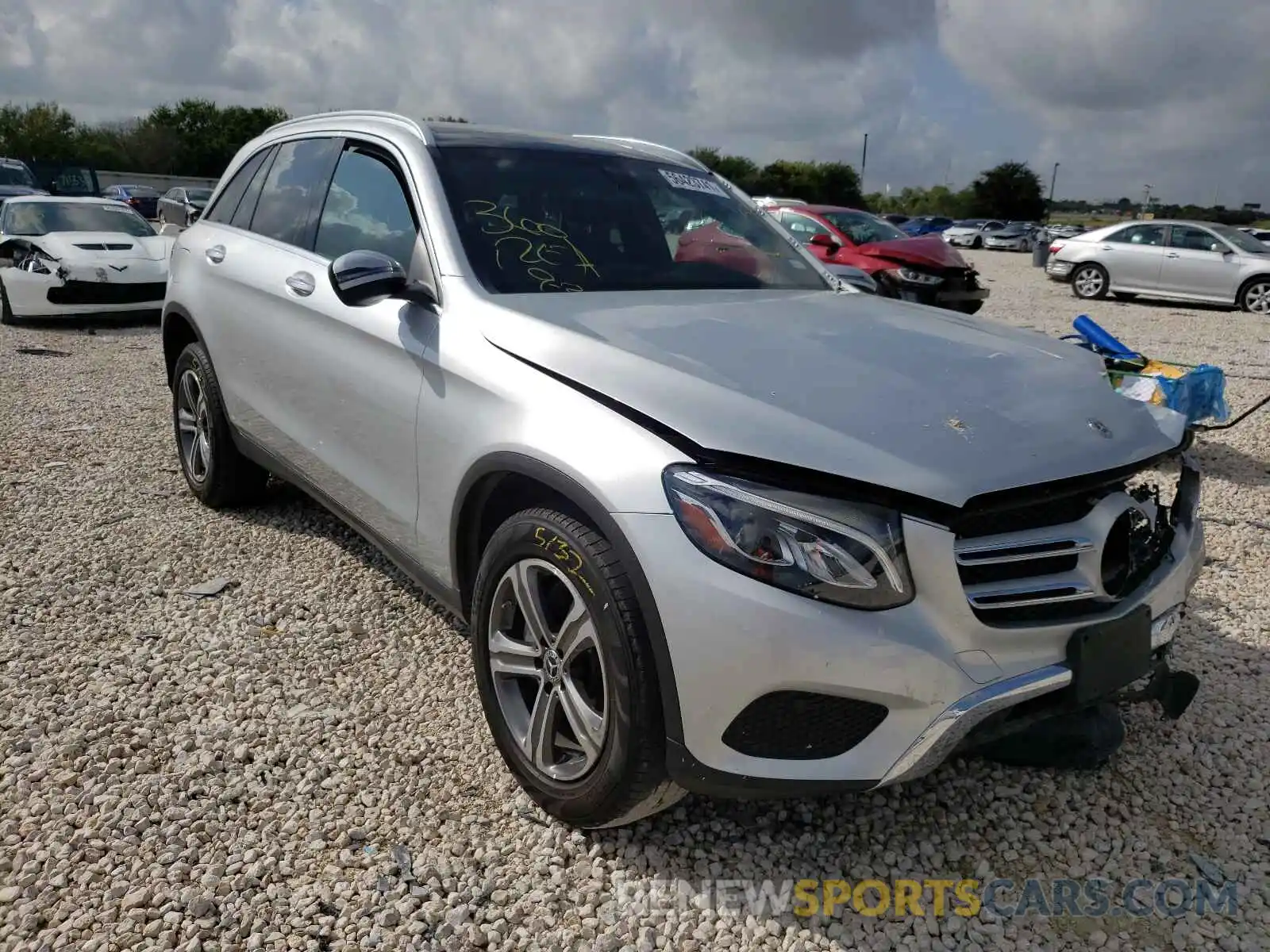 1 Photograph of a damaged car WDC0G4KB6KV150888 MERCEDES-BENZ GLC-CLASS 2019