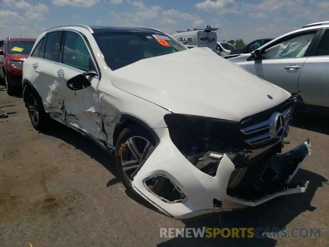 1 Photograph of a damaged car WDC0G4KB6KV190582 MERCEDES-BENZ GLC-CLASS 2019