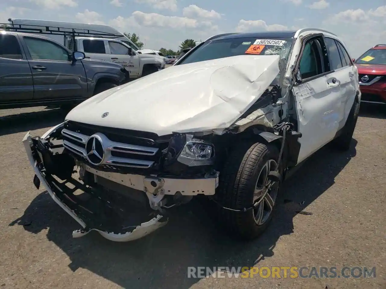 2 Photograph of a damaged car WDC0G4KB6KV190582 MERCEDES-BENZ GLC-CLASS 2019