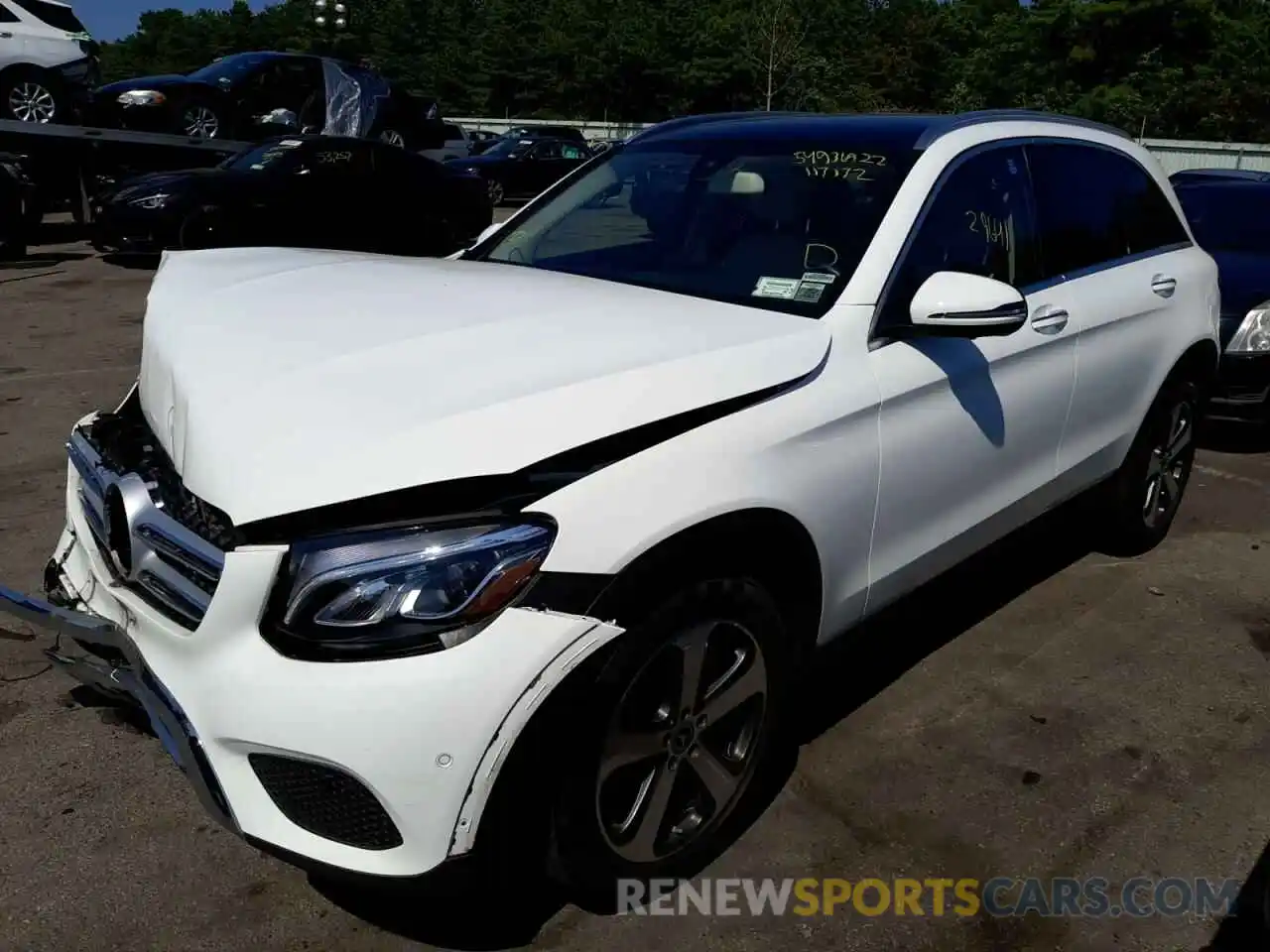 2 Photograph of a damaged car WDC0G4KB7KV117172 MERCEDES-BENZ GLC-CLASS 2019