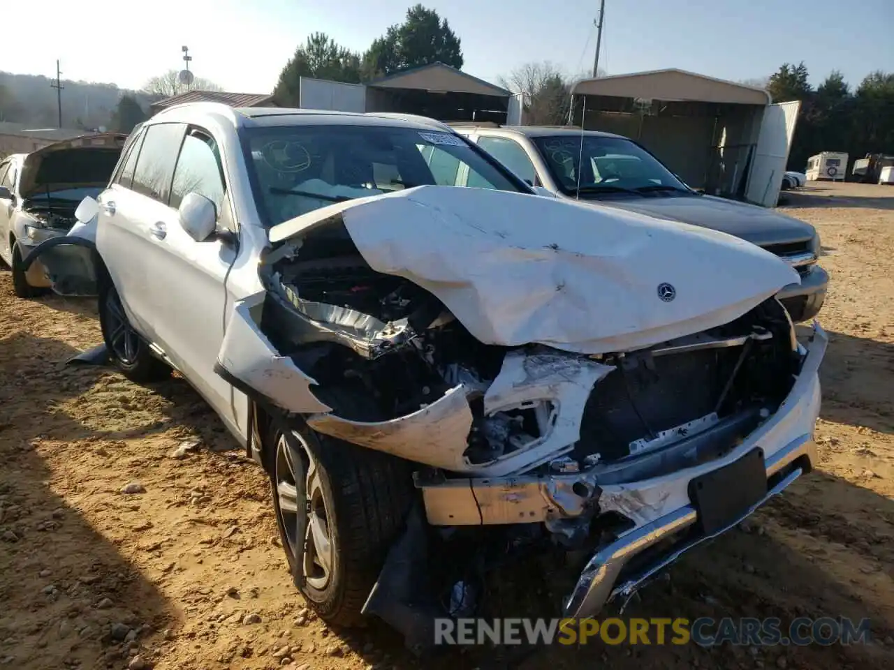 1 Photograph of a damaged car WDC0G4KB7KV123523 MERCEDES-BENZ GLC-CLASS 2019