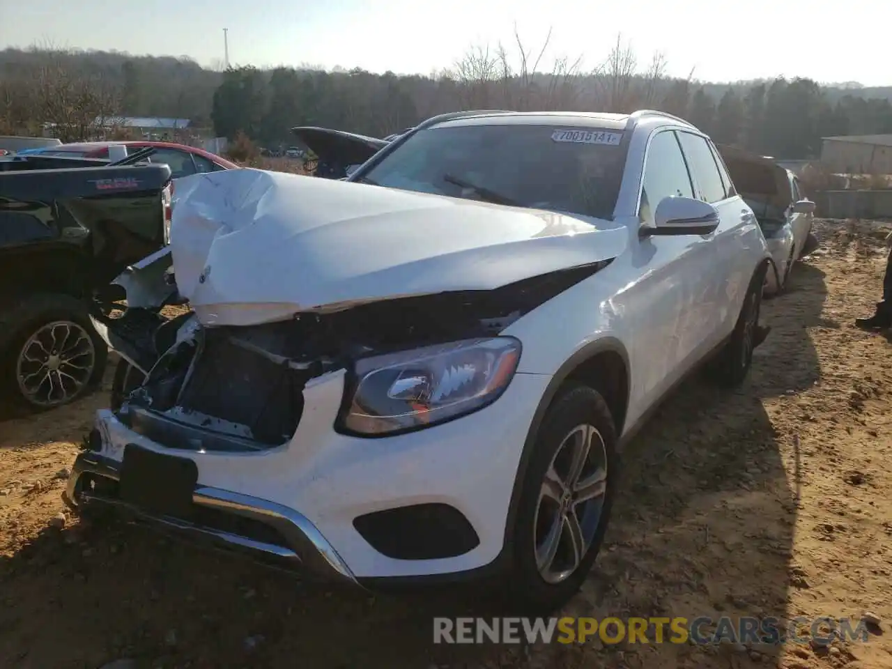 2 Photograph of a damaged car WDC0G4KB7KV123523 MERCEDES-BENZ GLC-CLASS 2019