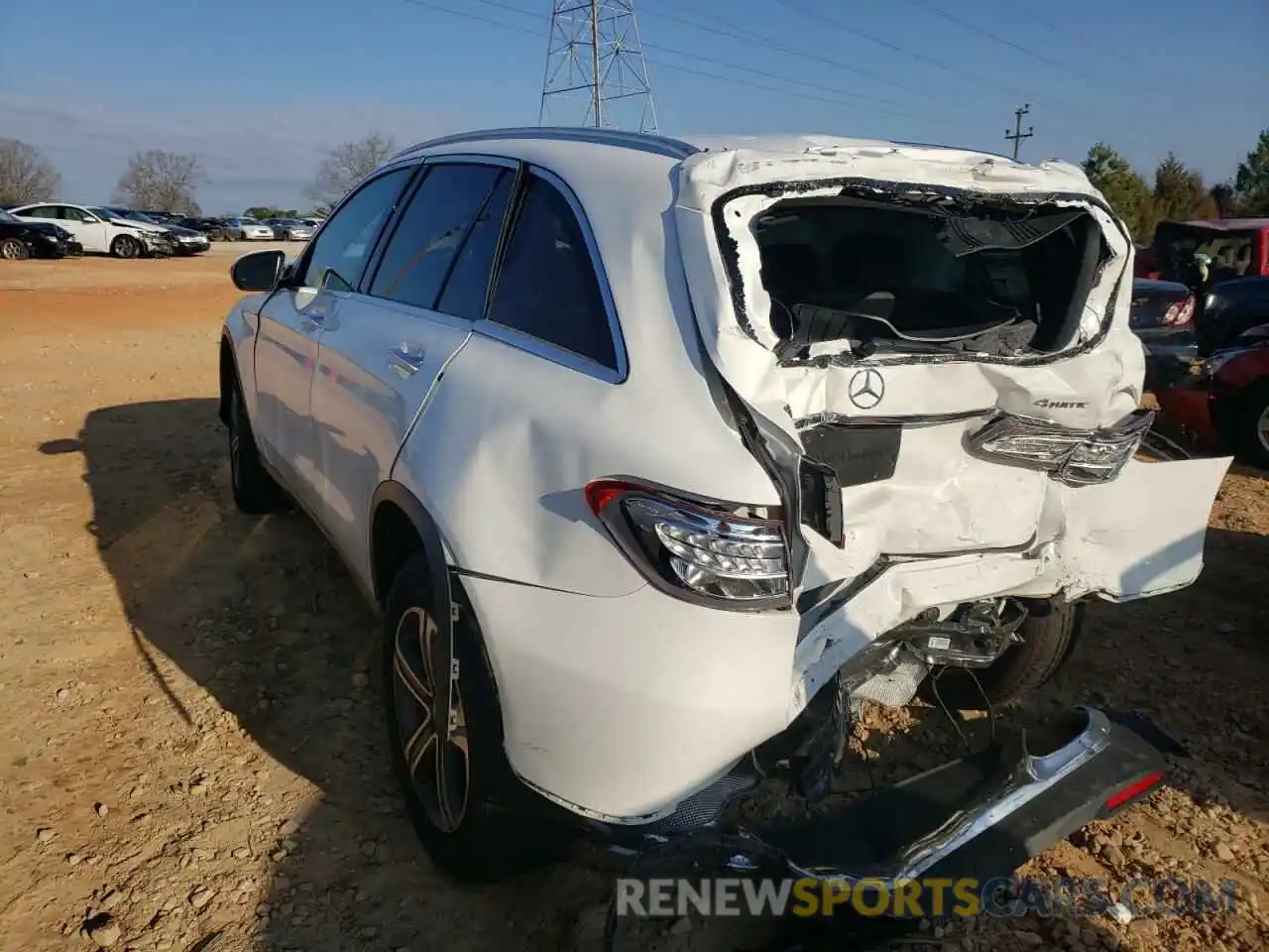 3 Photograph of a damaged car WDC0G4KB7KV123523 MERCEDES-BENZ GLC-CLASS 2019