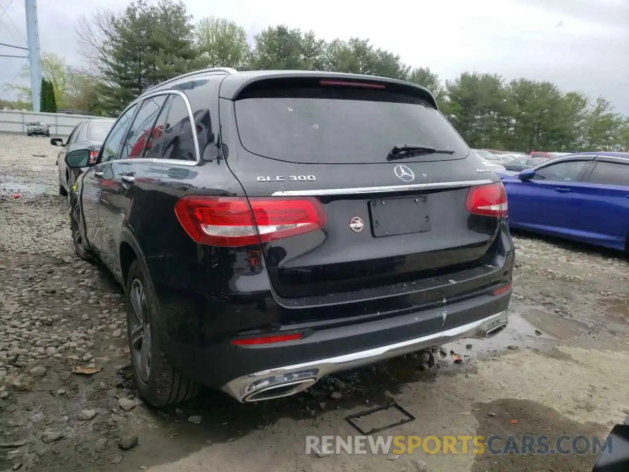 3 Photograph of a damaged car WDC0G4KB7KV123814 MERCEDES-BENZ GLC-CLASS 2019