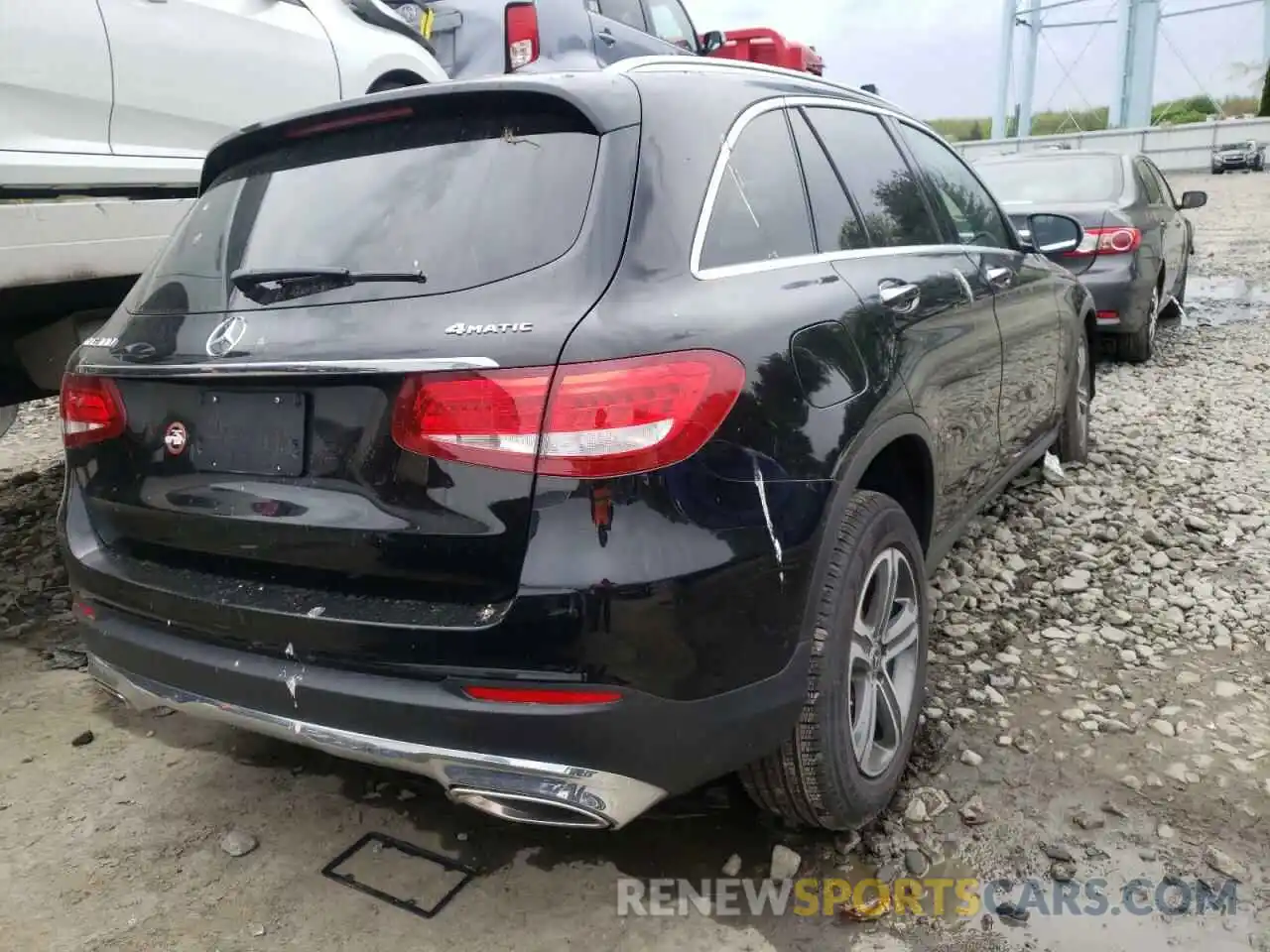 4 Фотография поврежденного автомобиля WDC0G4KB7KV123814 MERCEDES-BENZ GLC-CLASS 2019