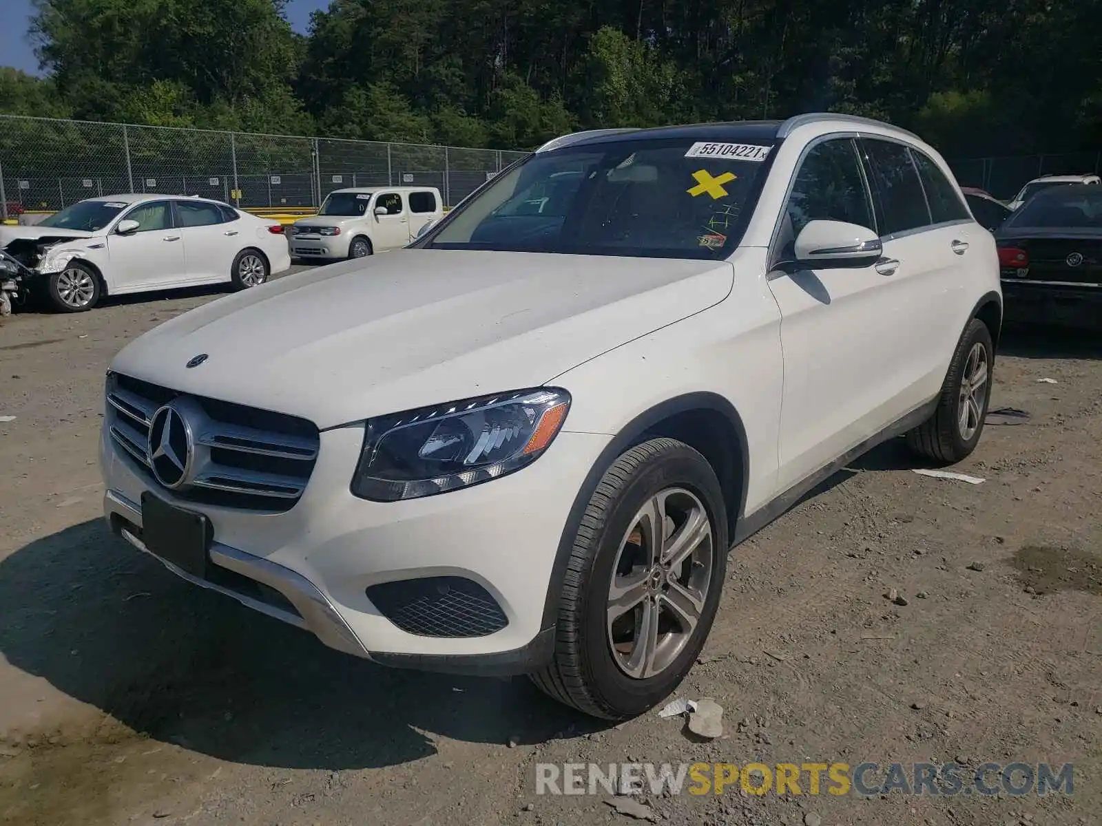 2 Photograph of a damaged car WDC0G4KB7KV126521 MERCEDES-BENZ GLC-CLASS 2019