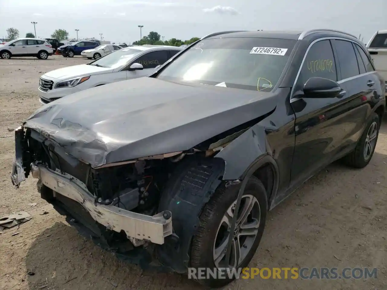 2 Photograph of a damaged car WDC0G4KB7KV134859 MERCEDES-BENZ GLC-CLASS 2019