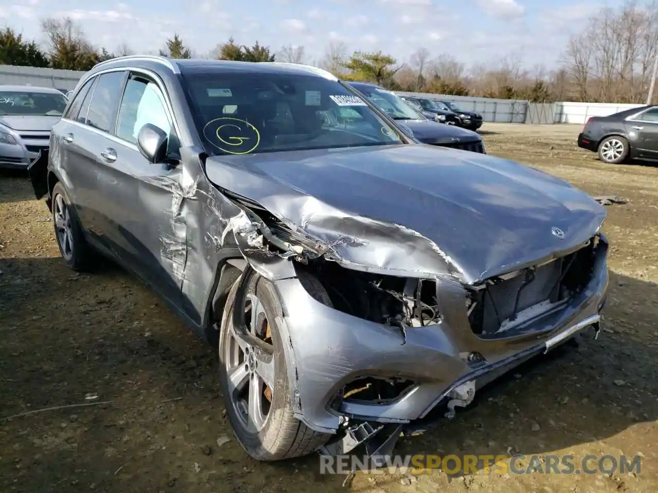 1 Photograph of a damaged car WDC0G4KB7KV143903 MERCEDES-BENZ GLC-CLASS 2019