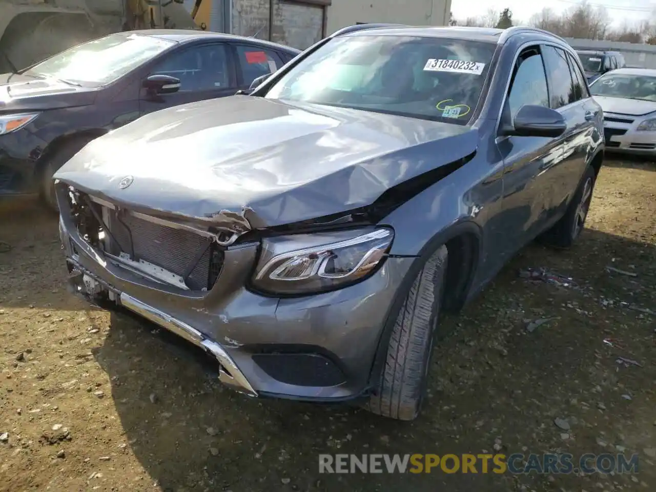 2 Photograph of a damaged car WDC0G4KB7KV143903 MERCEDES-BENZ GLC-CLASS 2019