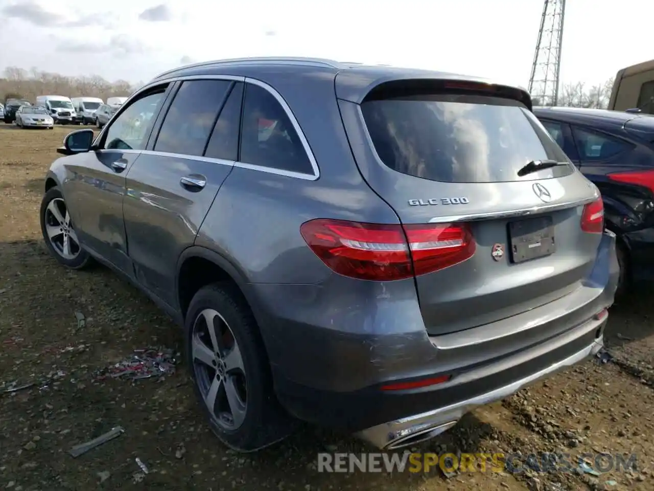 3 Photograph of a damaged car WDC0G4KB7KV143903 MERCEDES-BENZ GLC-CLASS 2019