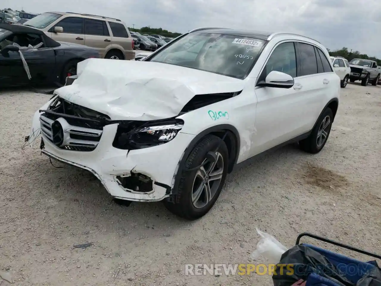 2 Photograph of a damaged car WDC0G4KB7KV151533 MERCEDES-BENZ GLC-CLASS 2019