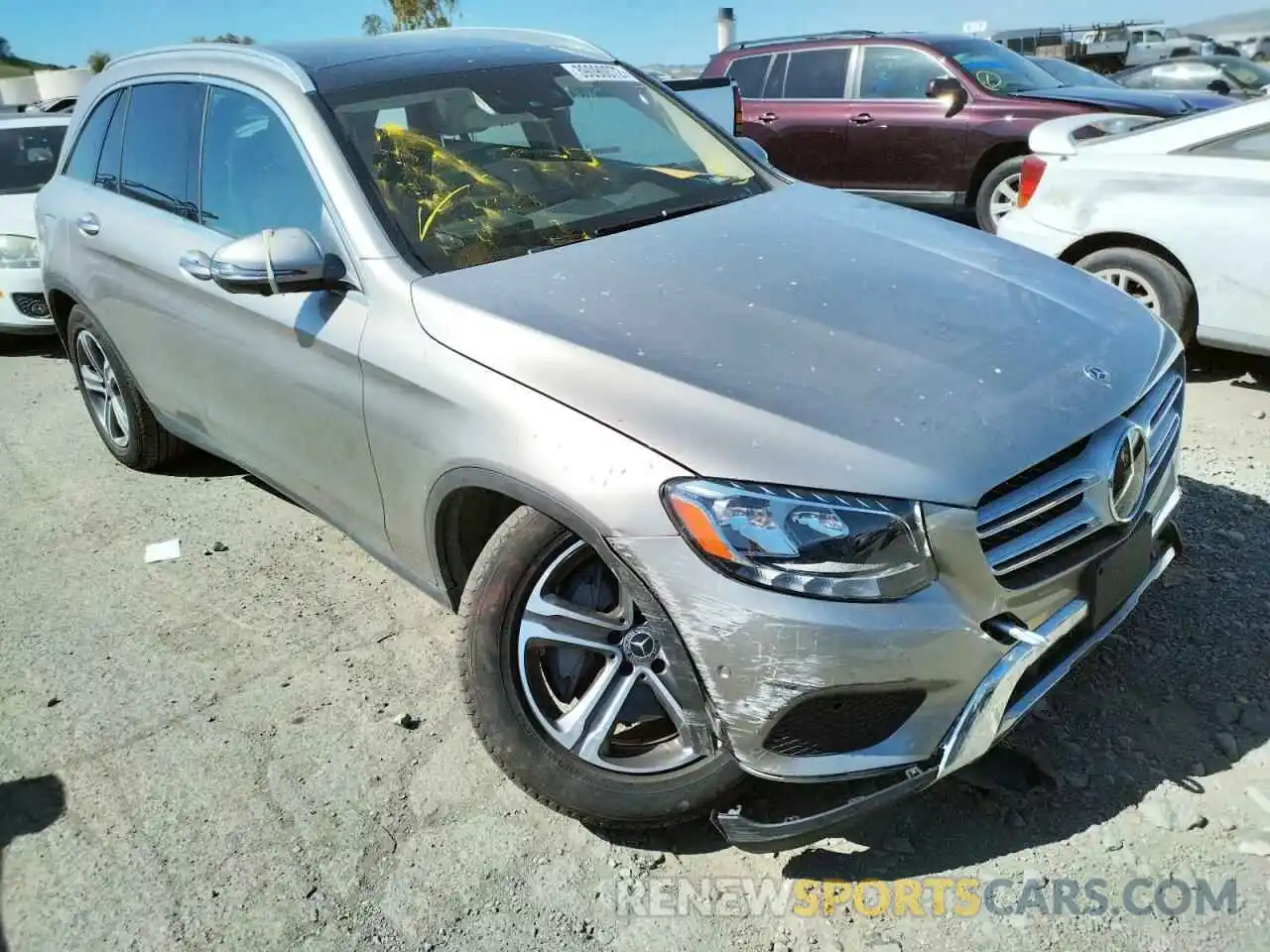 1 Photograph of a damaged car WDC0G4KB7KV152116 MERCEDES-BENZ GLC-CLASS 2019