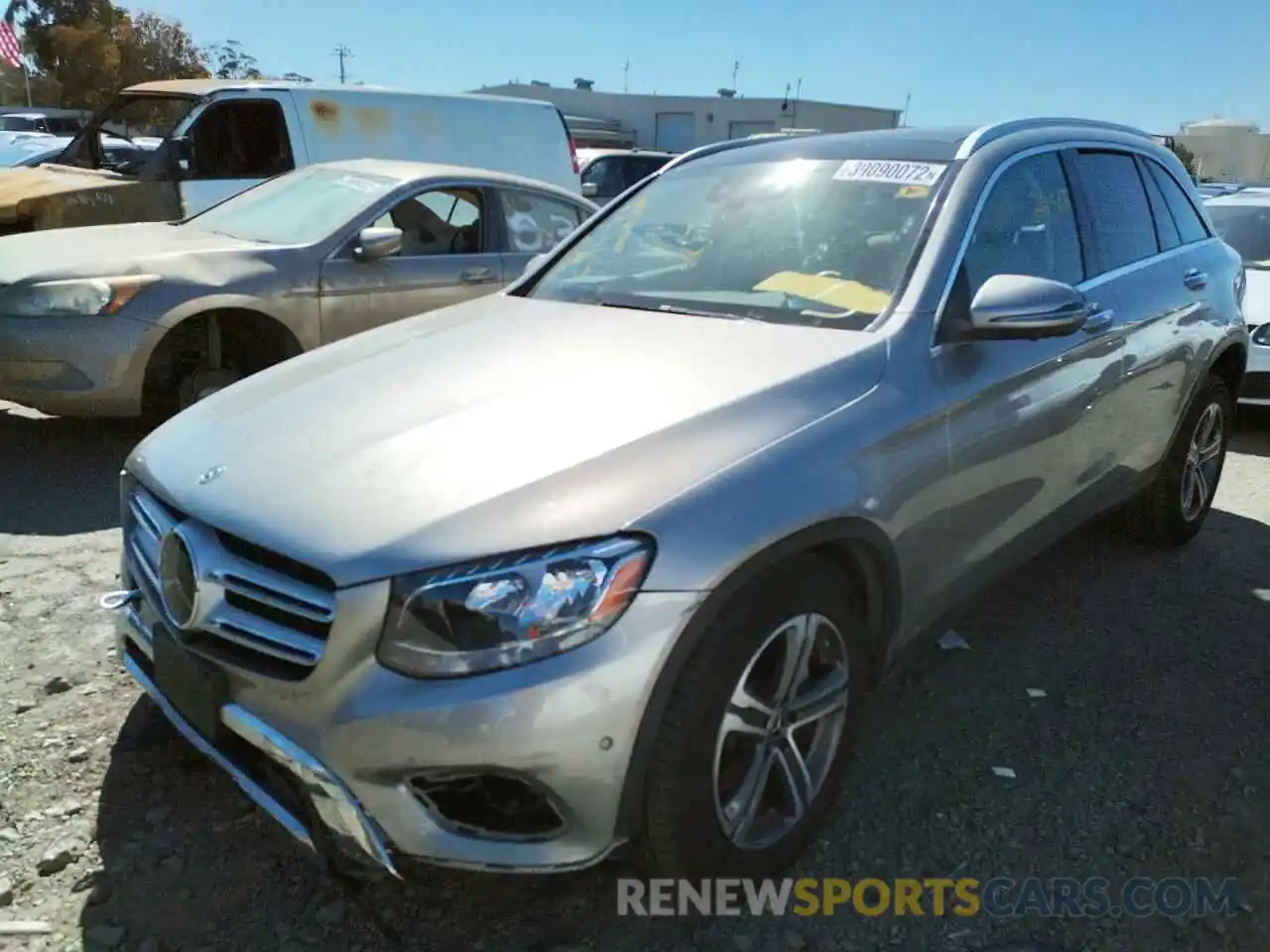 2 Photograph of a damaged car WDC0G4KB7KV152116 MERCEDES-BENZ GLC-CLASS 2019