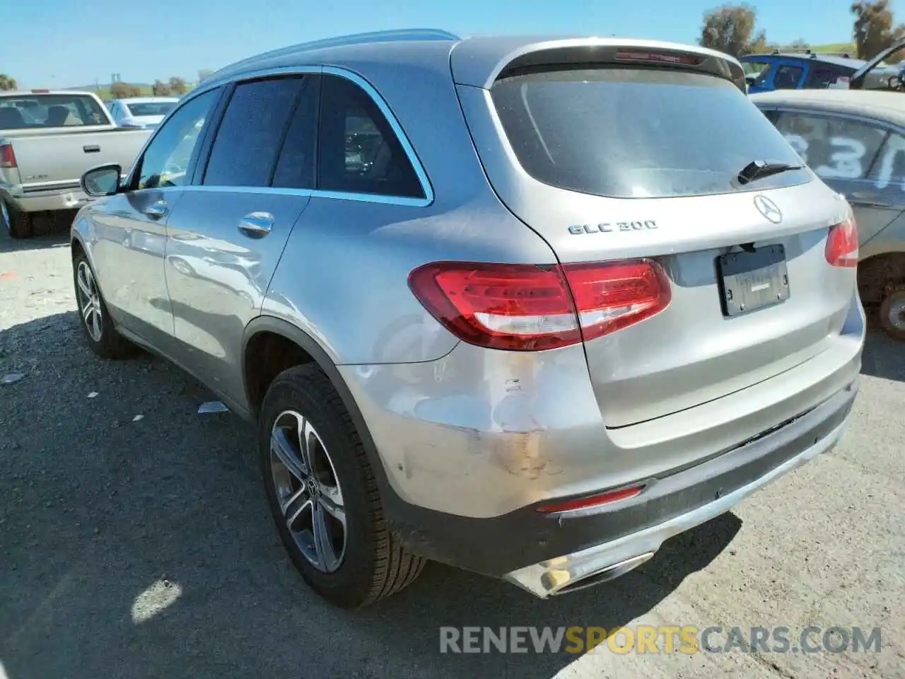 3 Photograph of a damaged car WDC0G4KB7KV152116 MERCEDES-BENZ GLC-CLASS 2019