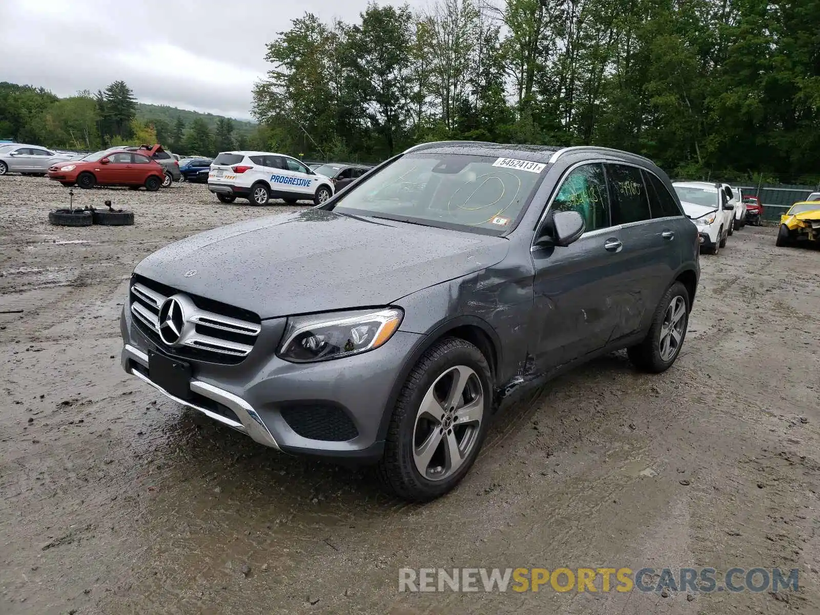 2 Photograph of a damaged car WDC0G4KB7KV164136 MERCEDES-BENZ GLC-CLASS 2019