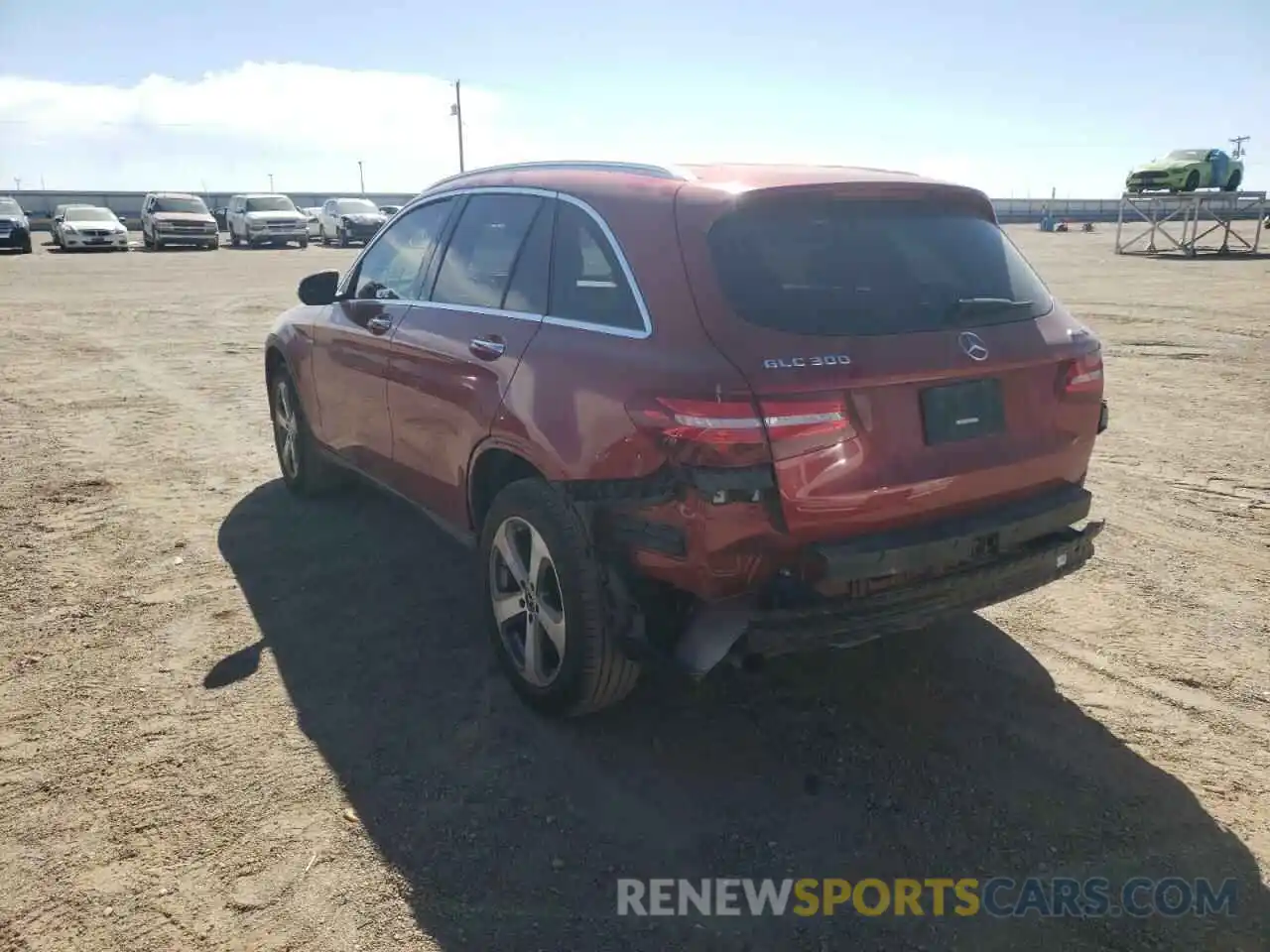 3 Photograph of a damaged car WDC0G4KB7KV164508 MERCEDES-BENZ GLC-CLASS 2019