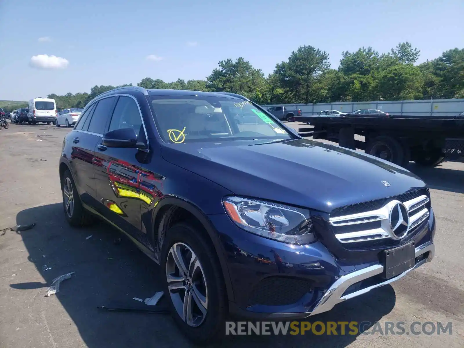 1 Photograph of a damaged car WDC0G4KB7KV171779 MERCEDES-BENZ GLC-CLASS 2019