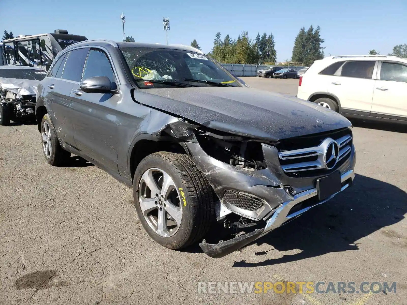 1 Photograph of a damaged car WDC0G4KB7KV172849 MERCEDES-BENZ GLC-CLASS 2019