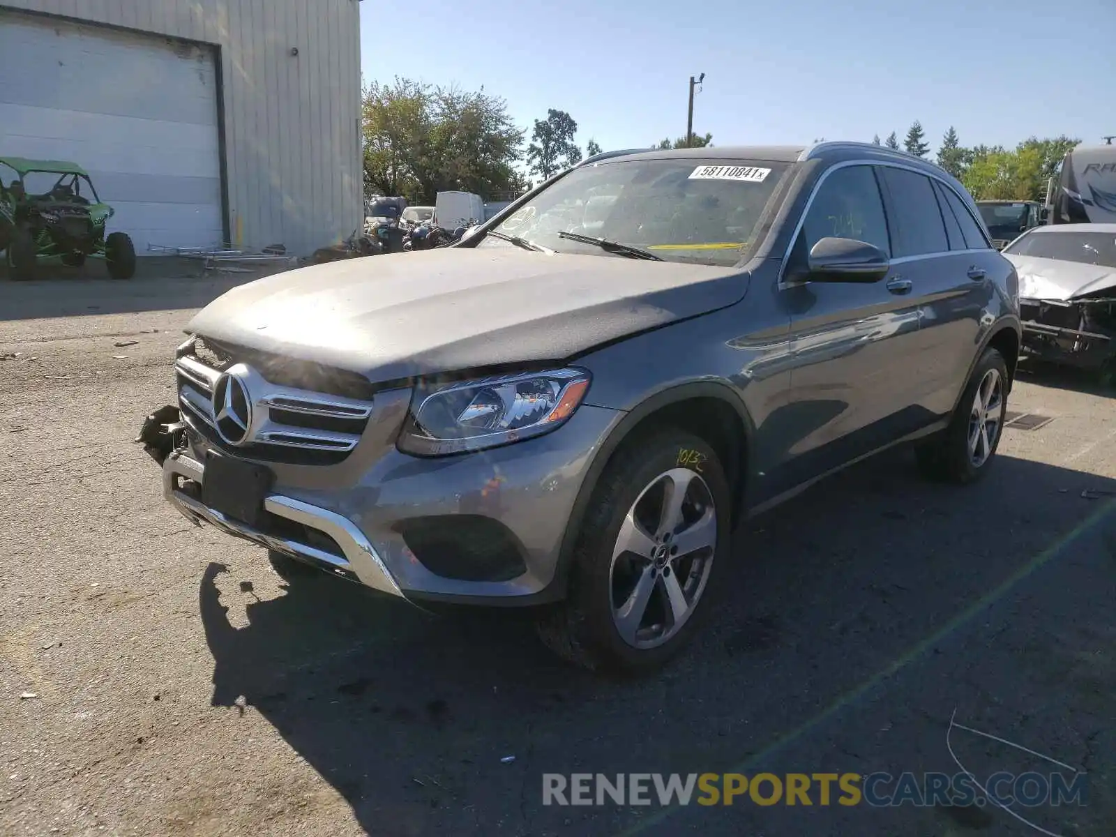 2 Photograph of a damaged car WDC0G4KB7KV172849 MERCEDES-BENZ GLC-CLASS 2019