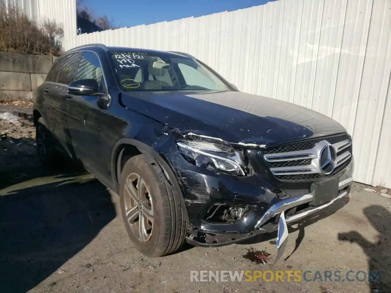 1 Photograph of a damaged car WDC0G4KB7KV181843 MERCEDES-BENZ GLC-CLASS 2019