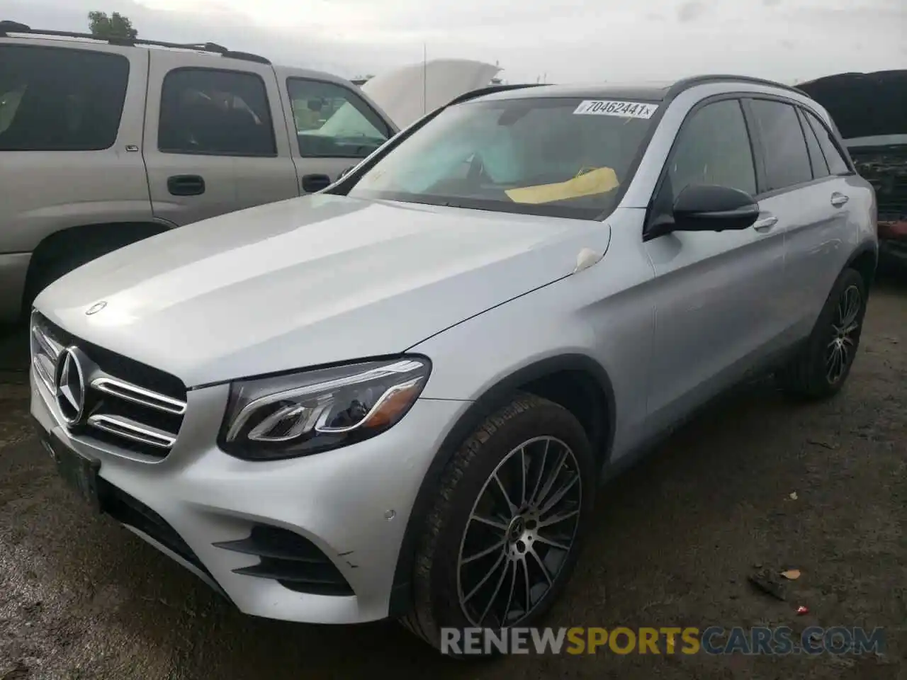 2 Photograph of a damaged car WDC0G4KB7KV182880 MERCEDES-BENZ GLC-CLASS 2019