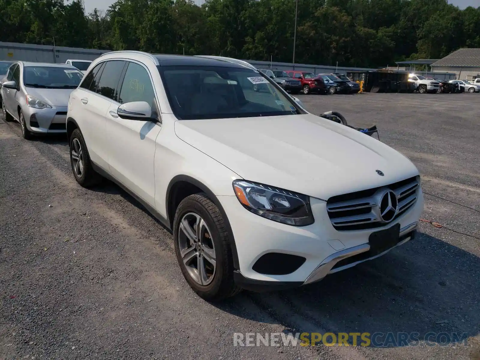 1 Photograph of a damaged car WDC0G4KB8KF575314 MERCEDES-BENZ GLC-CLASS 2019