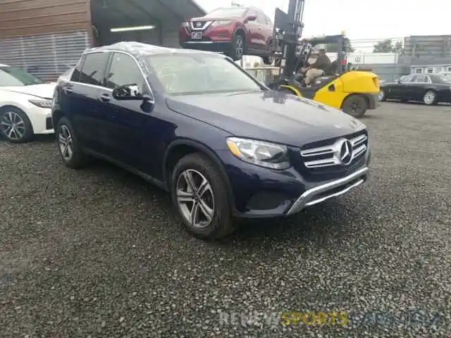 1 Photograph of a damaged car WDC0G4KB8KV128830 MERCEDES-BENZ GLC-CLASS 2019