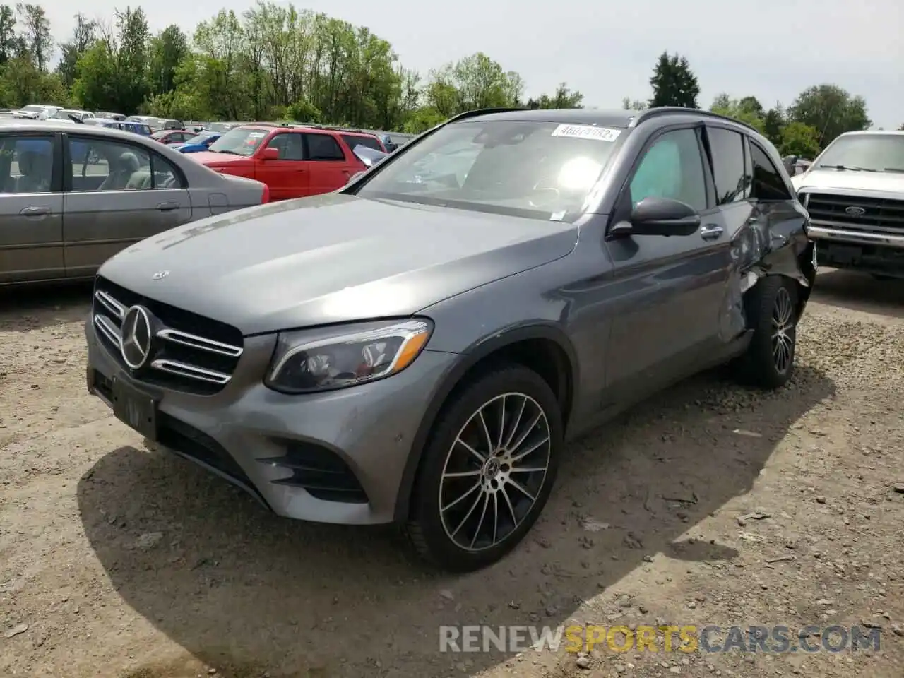 2 Photograph of a damaged car WDC0G4KB8KV137916 MERCEDES-BENZ GLC-CLASS 2019