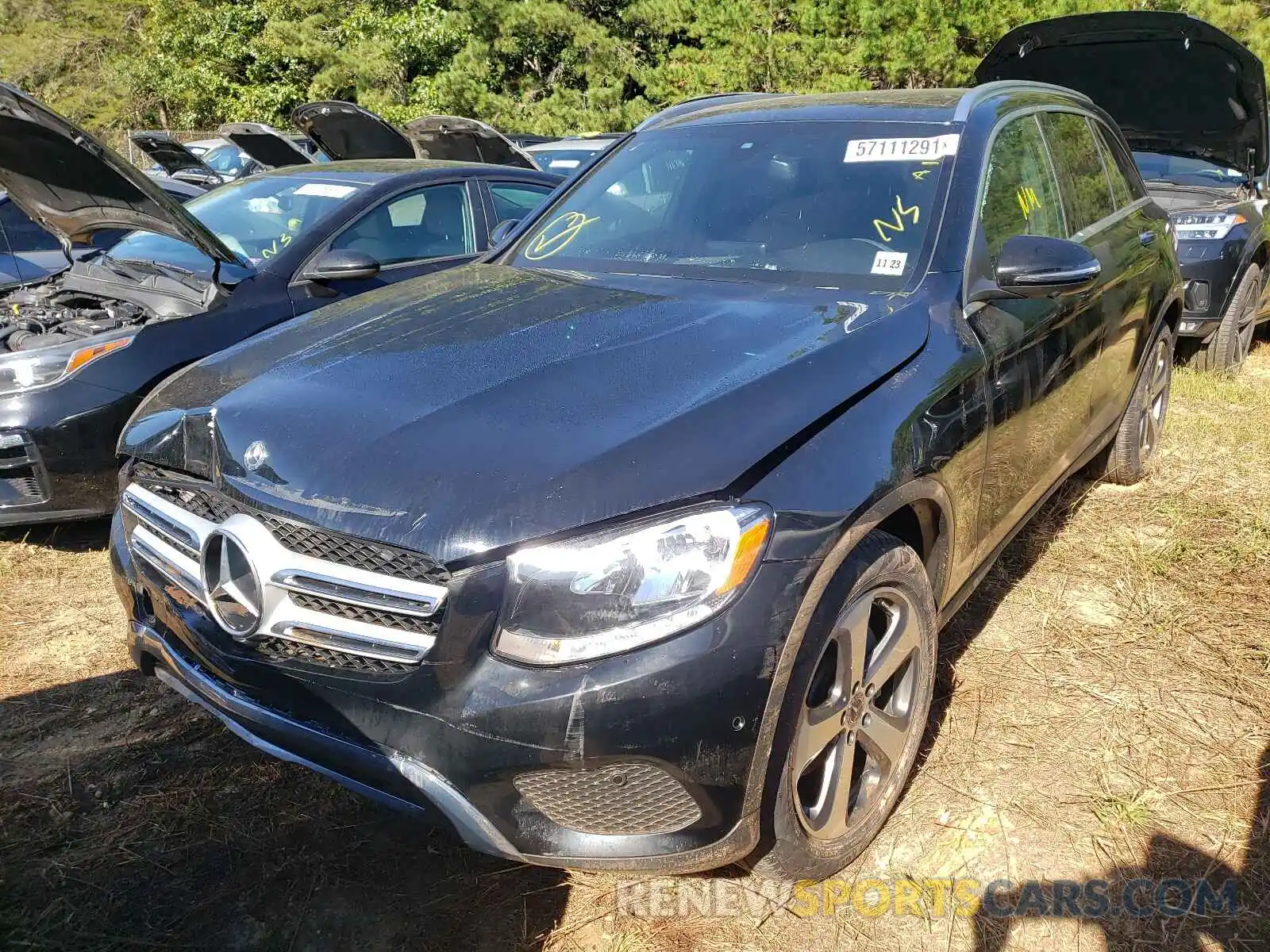 2 Photograph of a damaged car WDC0G4KB8KV143957 MERCEDES-BENZ GLC-CLASS 2019