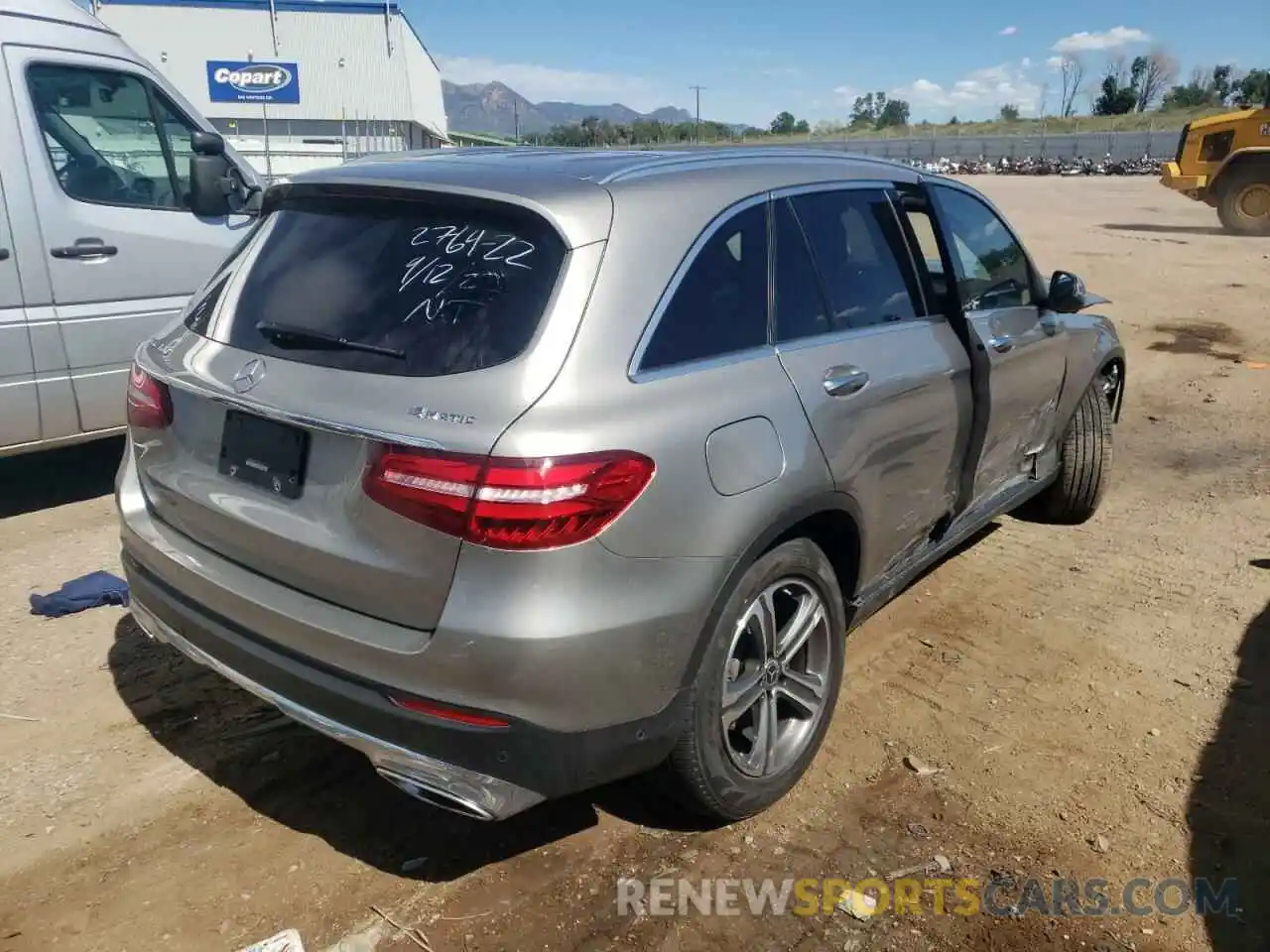 4 Photograph of a damaged car WDC0G4KB8KV151508 MERCEDES-BENZ GLC-CLASS 2019