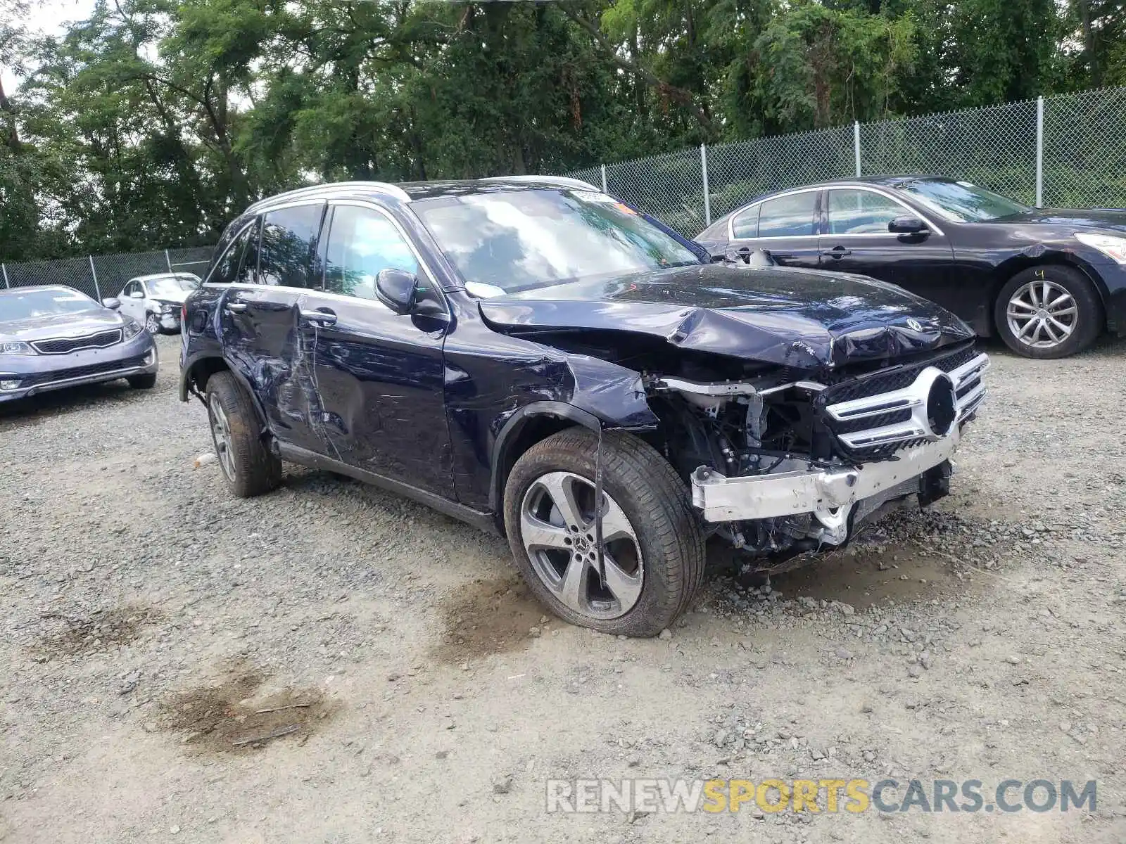 1 Photograph of a damaged car WDC0G4KB8KV156045 MERCEDES-BENZ GLC-CLASS 2019