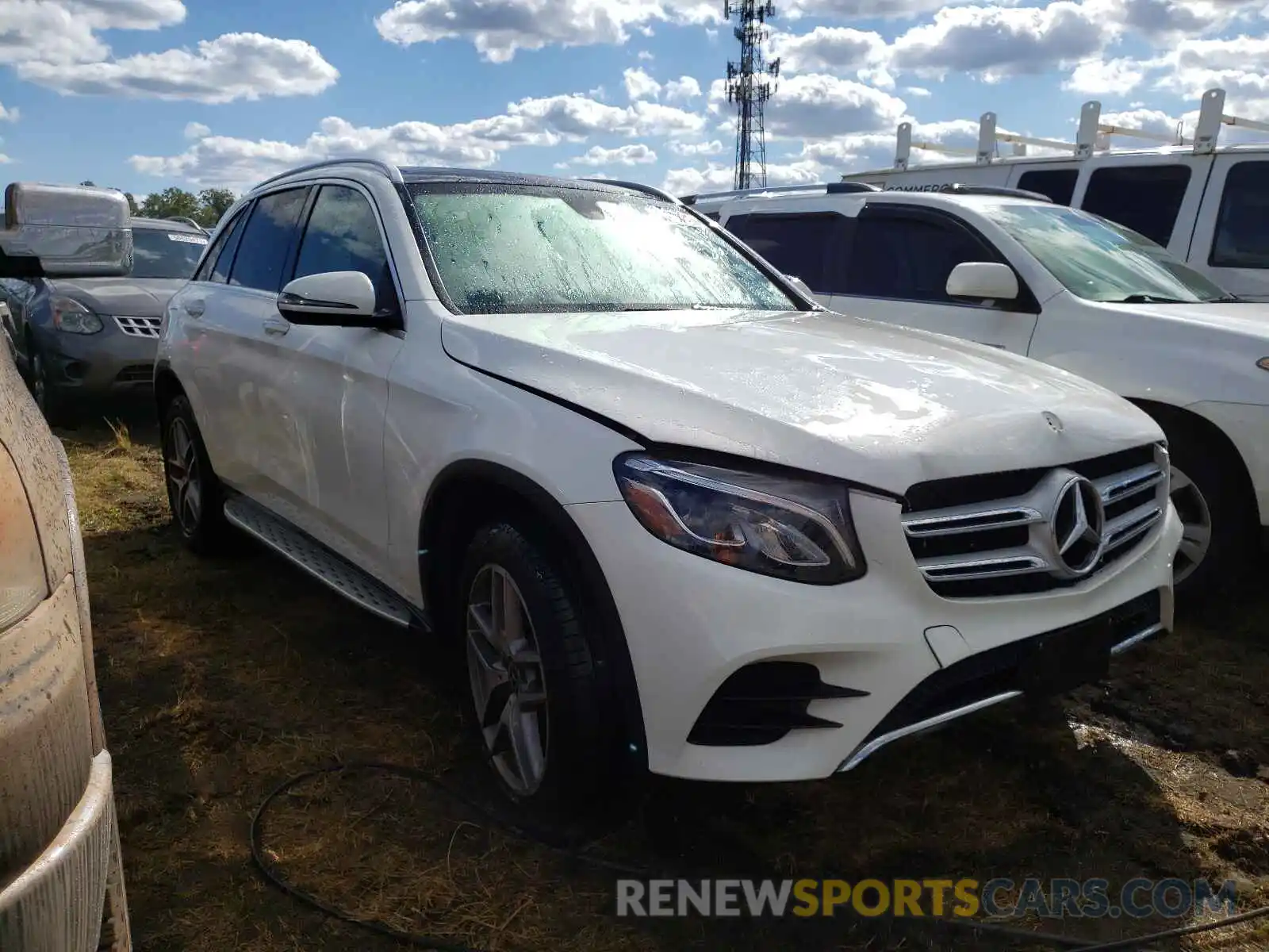 1 Photograph of a damaged car WDC0G4KB8KV190082 MERCEDES-BENZ GLC-CLASS 2019