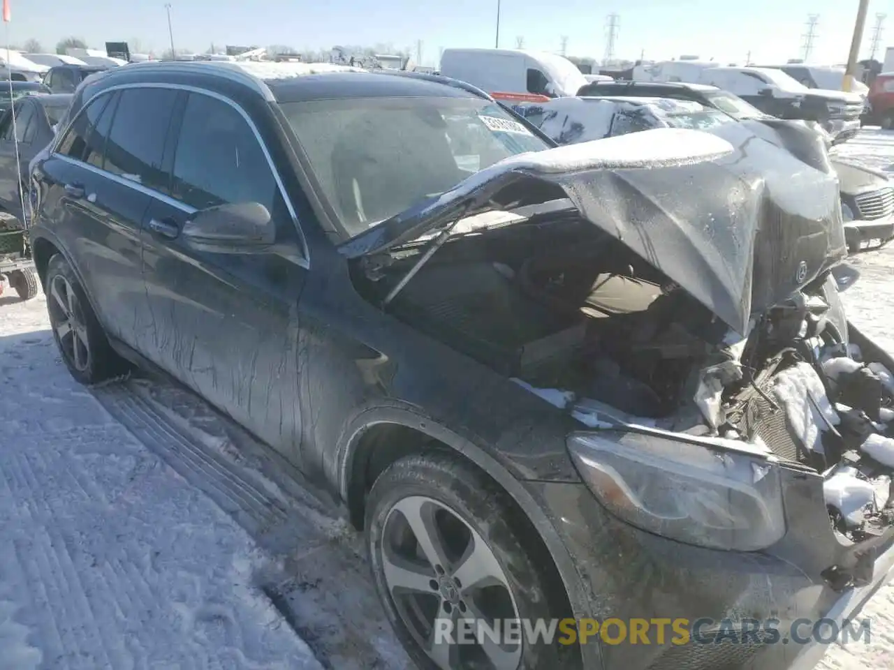 1 Photograph of a damaged car WDC0G4KB9KF620731 MERCEDES-BENZ GLC-CLASS 2019