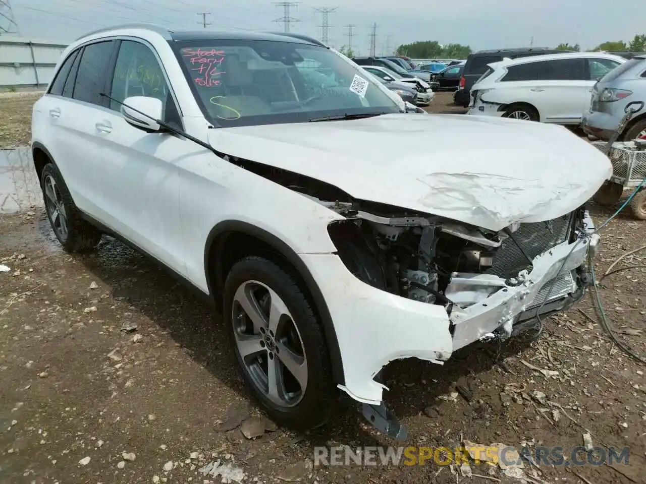 1 Photograph of a damaged car WDC0G4KB9KF660355 MERCEDES-BENZ GLC-CLASS 2019