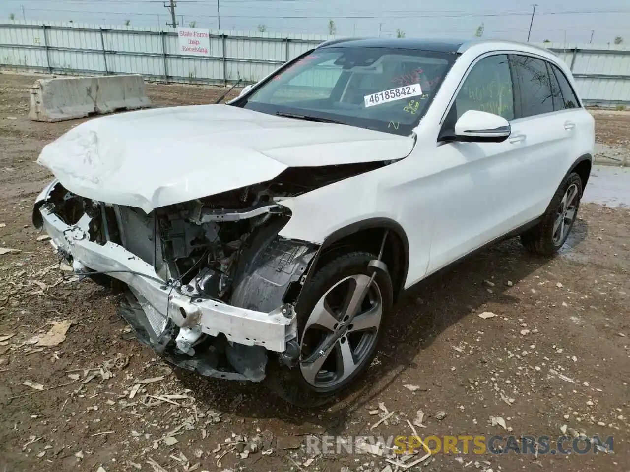 2 Photograph of a damaged car WDC0G4KB9KF660355 MERCEDES-BENZ GLC-CLASS 2019