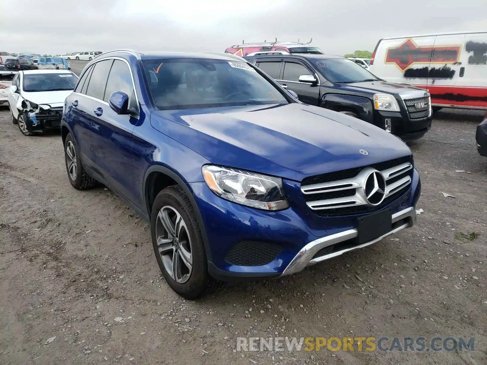 1 Photograph of a damaged car WDC0G4KB9KV168396 MERCEDES-BENZ GLC-CLASS 2019