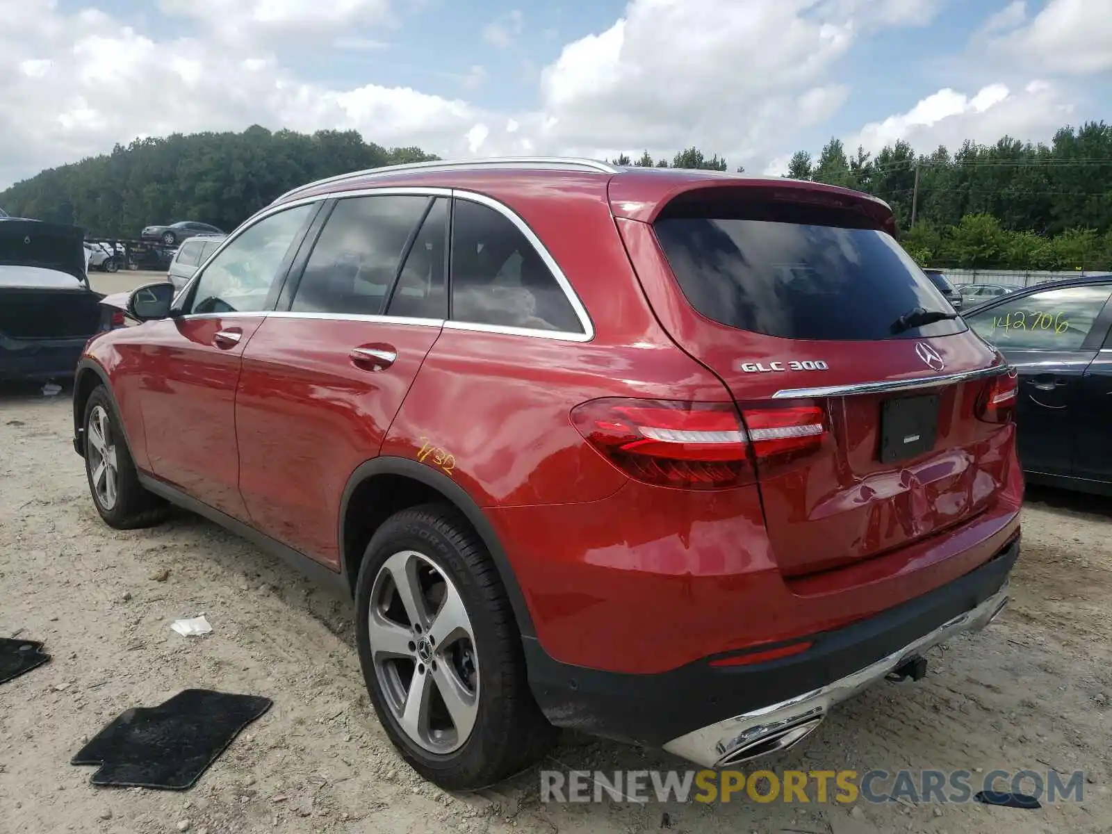 3 Photograph of a damaged car WDC0G4KB9KV172786 MERCEDES-BENZ GLC-CLASS 2019