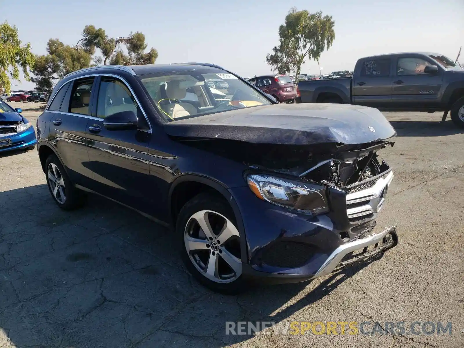 1 Photograph of a damaged car WDC0G4KB9KV173677 MERCEDES-BENZ GLC-CLASS 2019