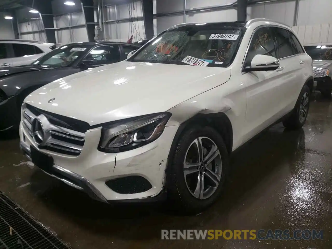 2 Photograph of a damaged car WDC0G4KB9KV189801 MERCEDES-BENZ GLC-CLASS 2019