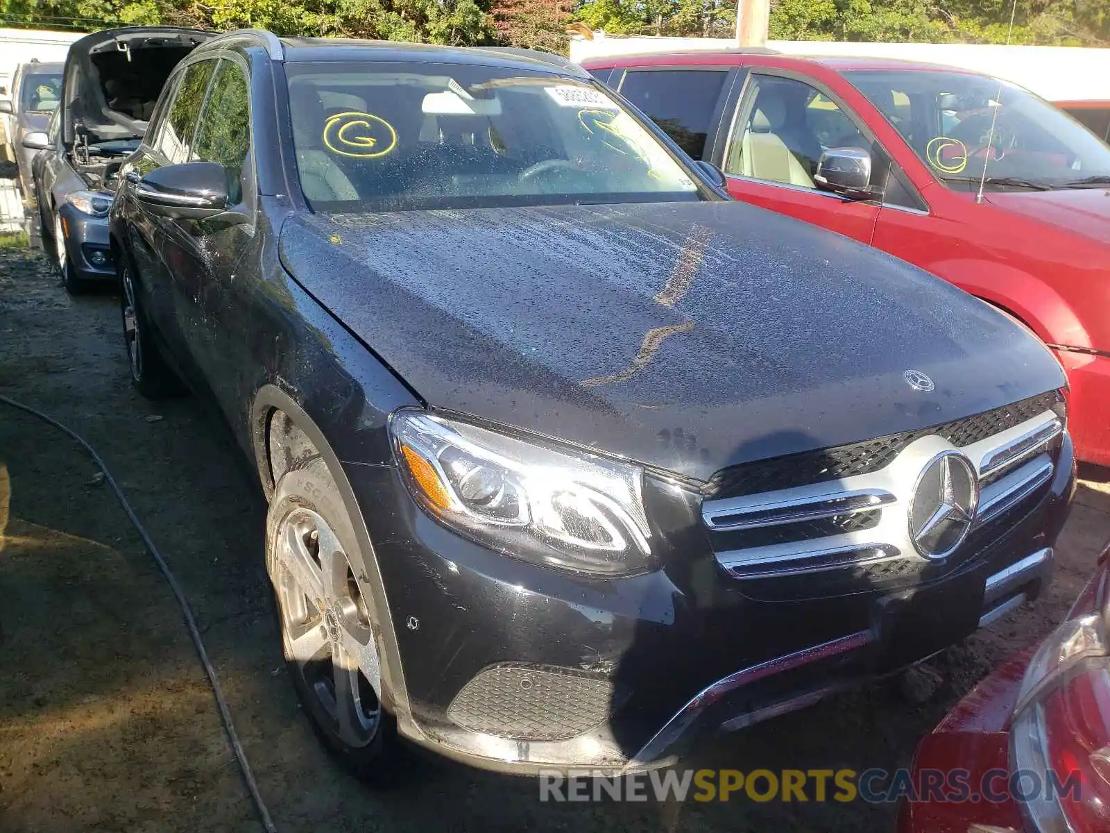 1 Photograph of a damaged car WDC0G4KBXK1001472 MERCEDES-BENZ GLC-CLASS 2019