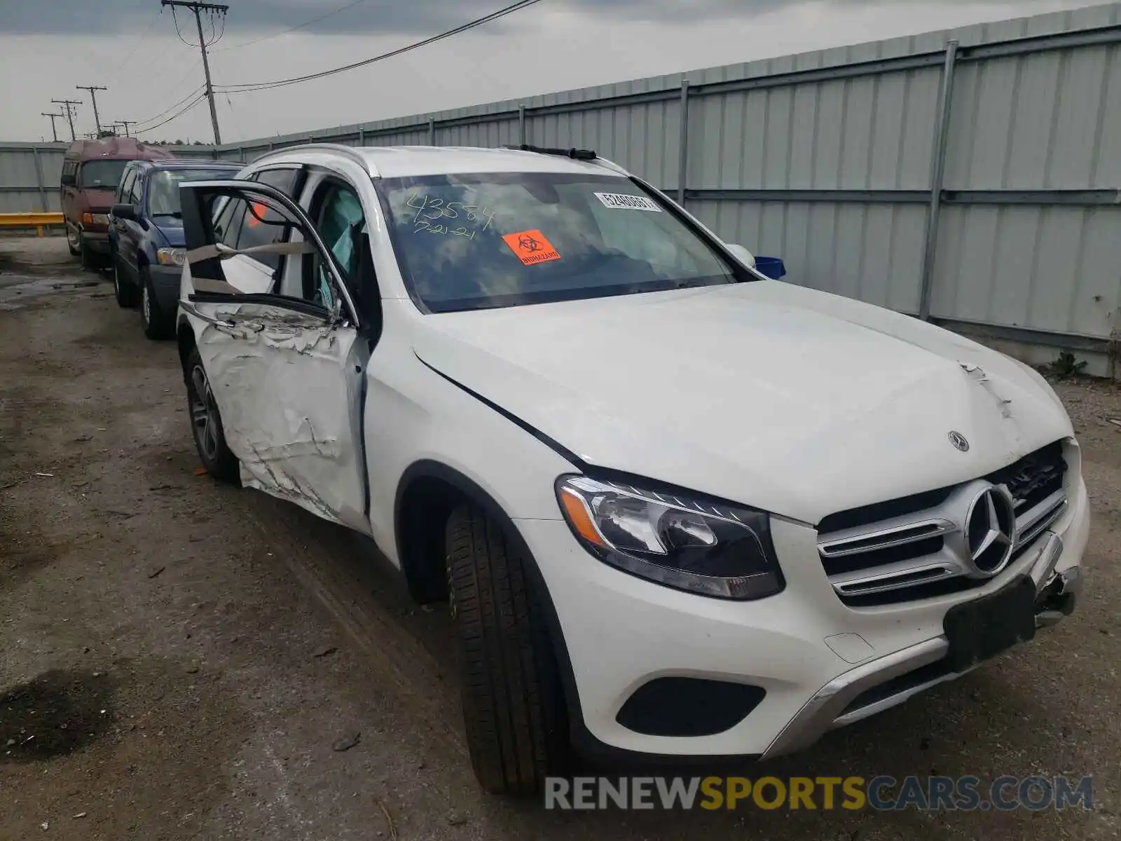 1 Photograph of a damaged car WDC0G4KBXK1005182 MERCEDES-BENZ GLC-CLASS 2019