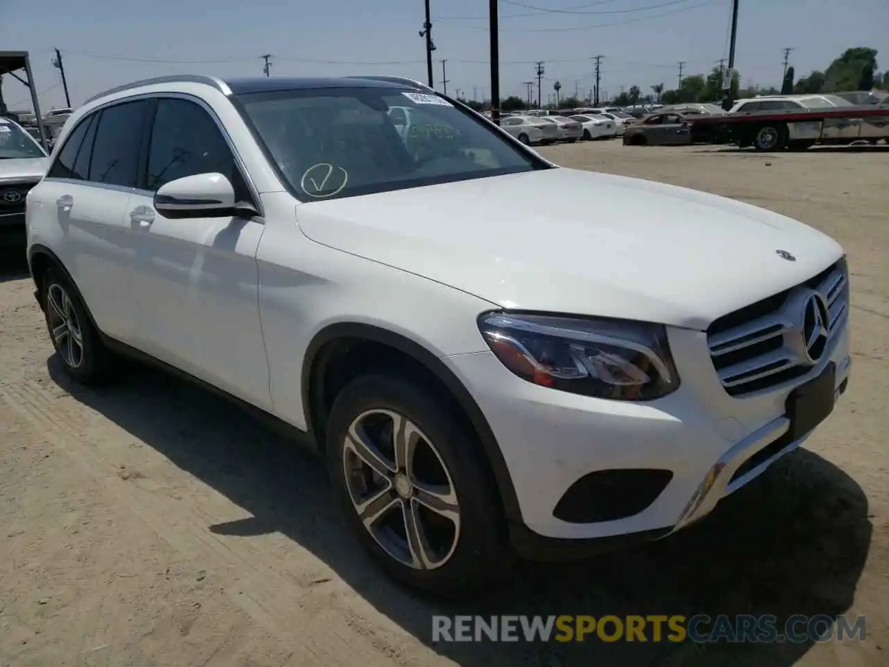 1 Photograph of a damaged car WDC0G4KBXKF572821 MERCEDES-BENZ GLC-CLASS 2019