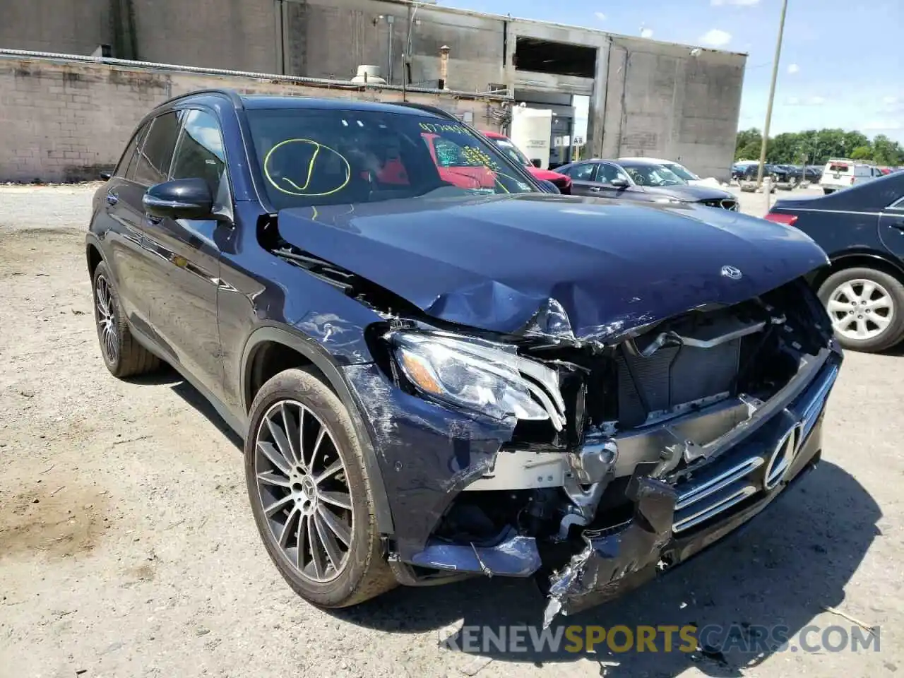 1 Photograph of a damaged car WDC0G4KBXKF593538 MERCEDES-BENZ GLC-CLASS 2019