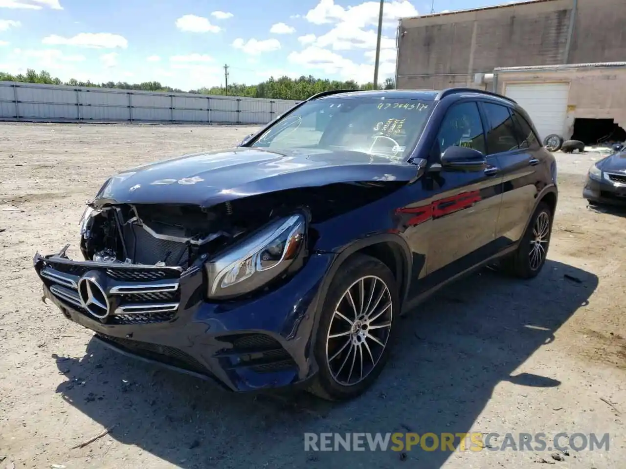 2 Photograph of a damaged car WDC0G4KBXKF593538 MERCEDES-BENZ GLC-CLASS 2019