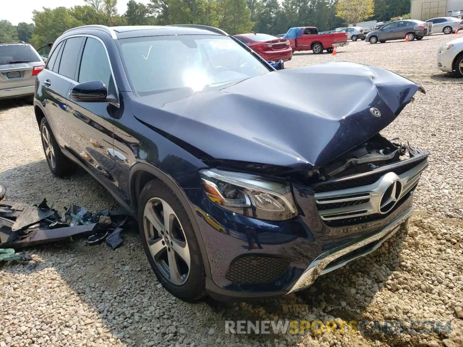 1 Photograph of a damaged car WDC0G4KBXKF656878 MERCEDES-BENZ GLC-CLASS 2019