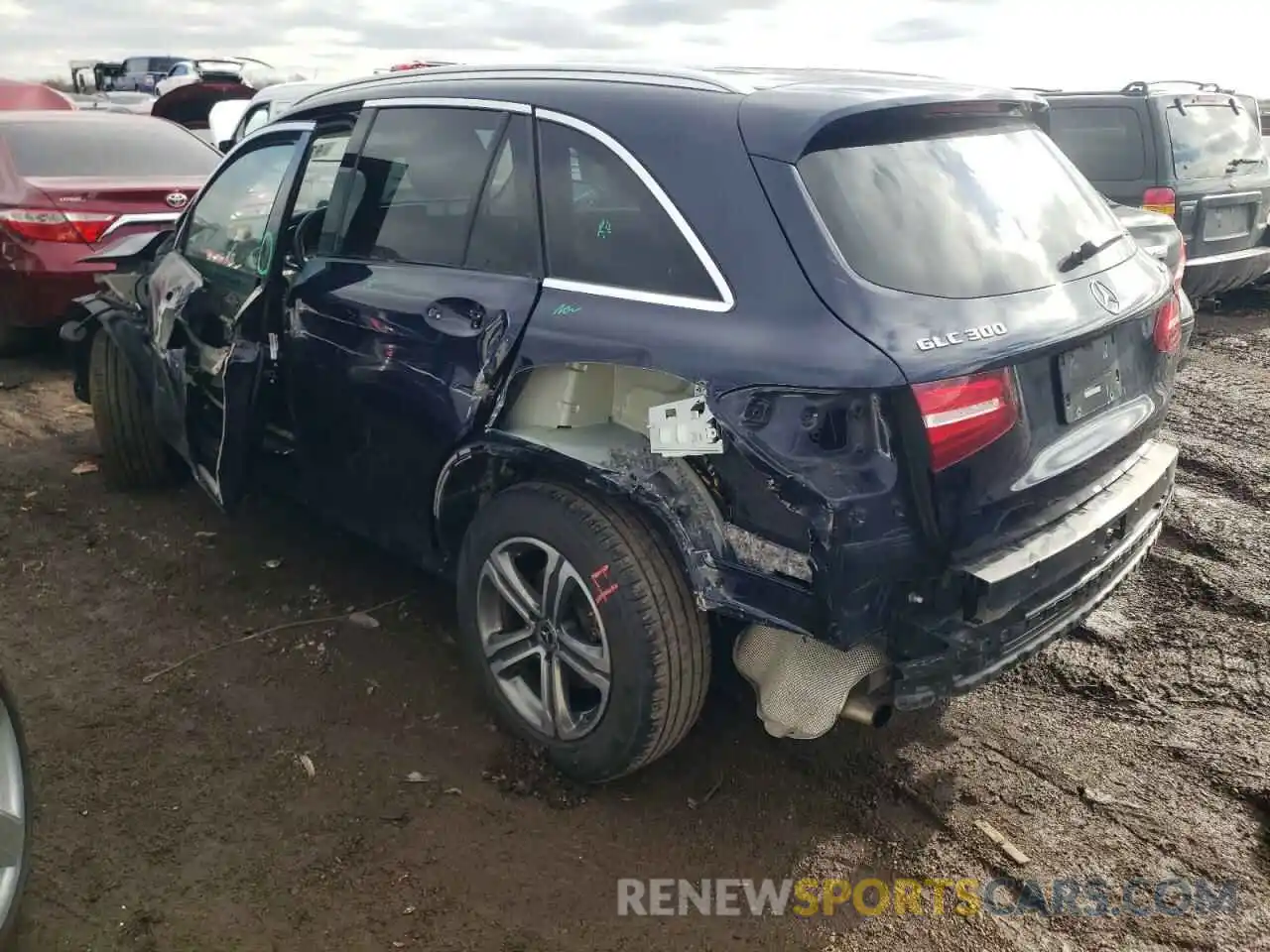 2 Photograph of a damaged car WDC0G4KBXKF662034 MERCEDES-BENZ GLC-CLASS 2019