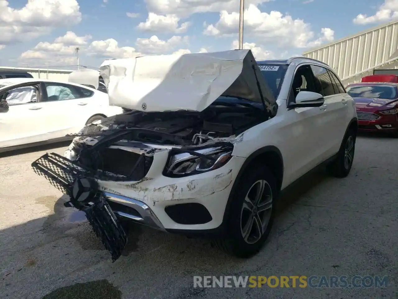 2 Photograph of a damaged car WDC0G4KBXKF665256 MERCEDES-BENZ GLC-CLASS 2019