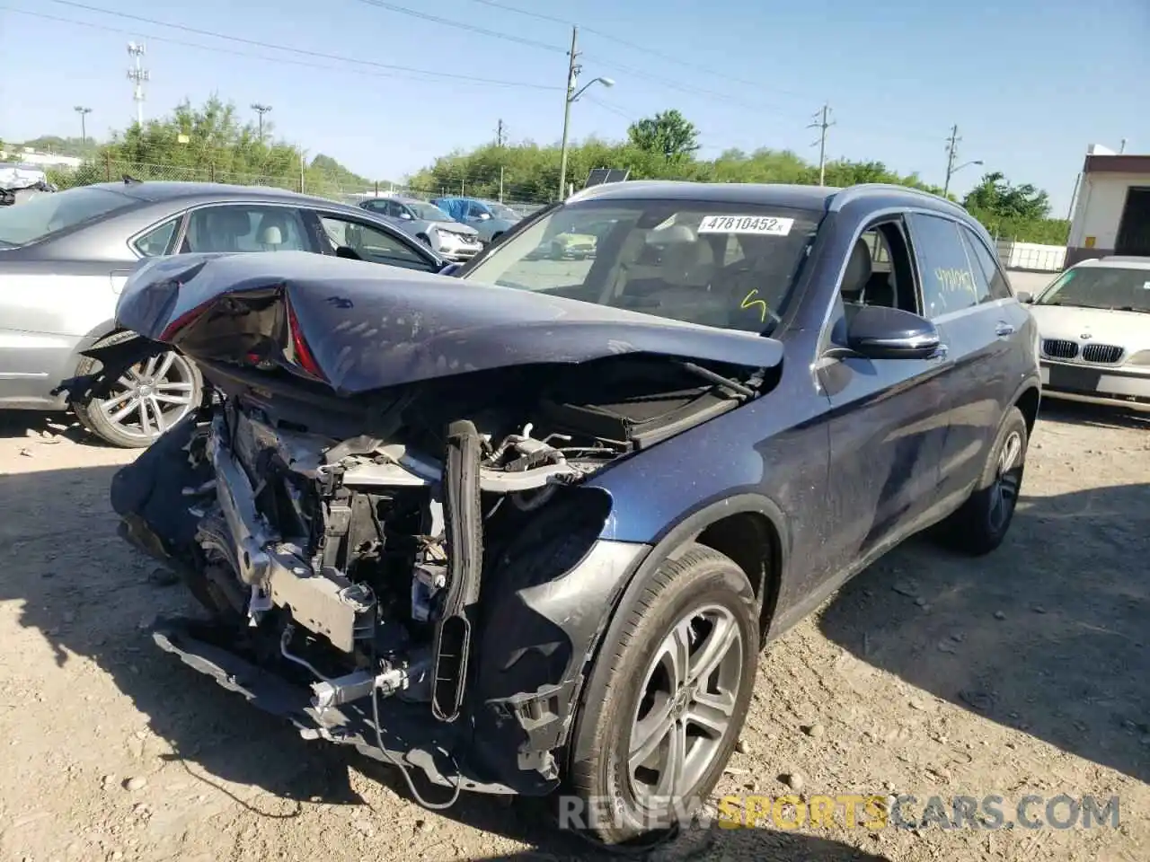 2 Photograph of a damaged car WDC0G4KBXKV133379 MERCEDES-BENZ GLC-CLASS 2019