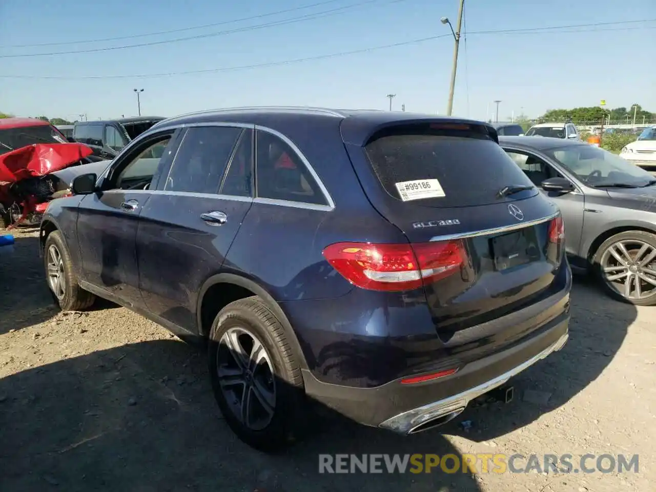 3 Photograph of a damaged car WDC0G4KBXKV133379 MERCEDES-BENZ GLC-CLASS 2019